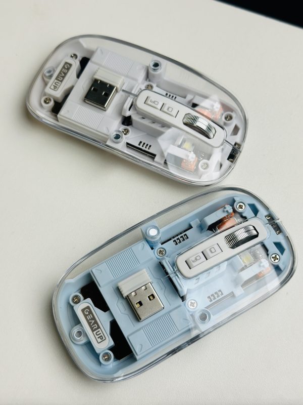 GearUP Transparent Bluetooth Wireless Mouse