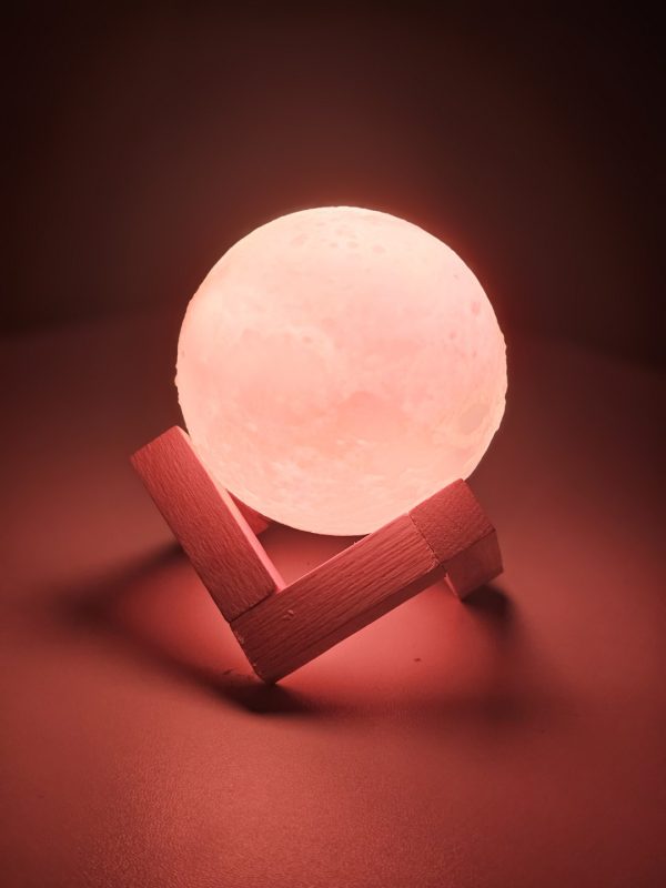 Rechargeable 3D Moon Lamp - Image 4