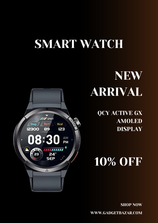 Qcy Active GX Amoled Display Smartwatch - Image 2